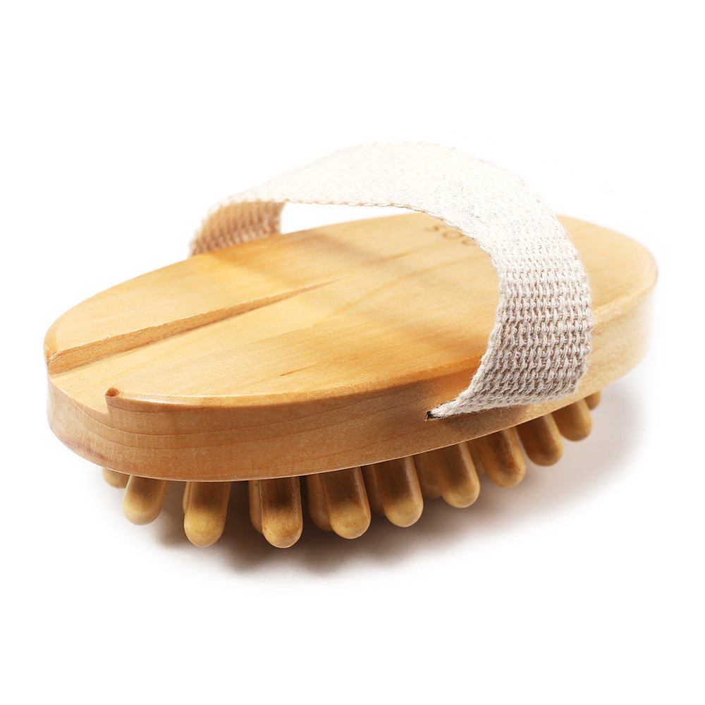 Hemu Massage Body Brush – Natürliches Werkzeug für Körperpflege und Entspannung